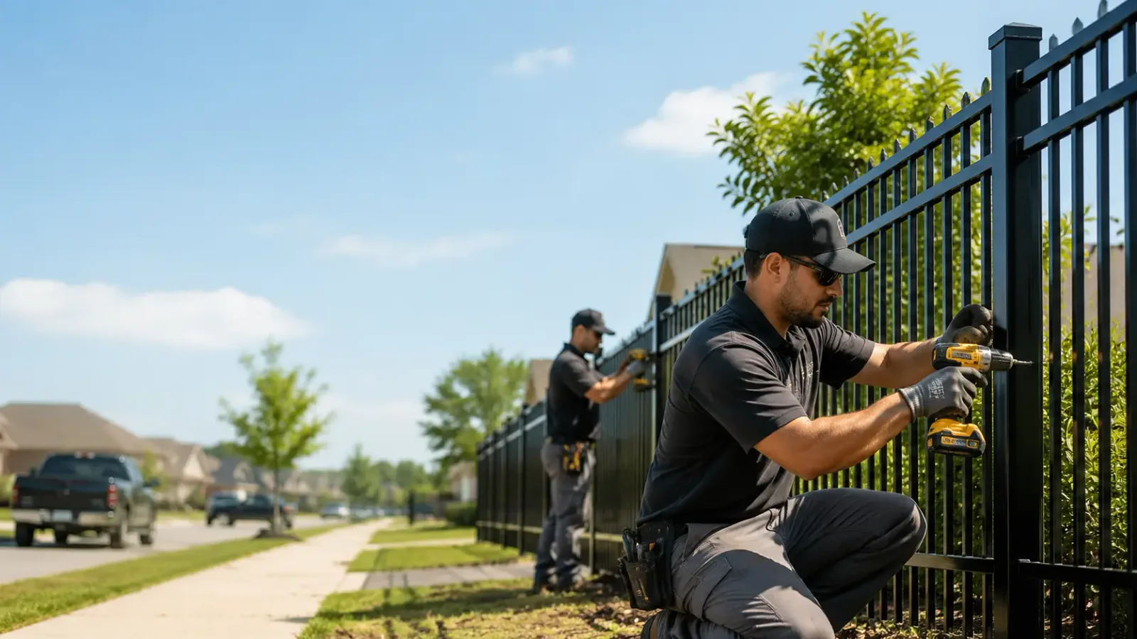 Metal Fence Installation in De Soto, IL